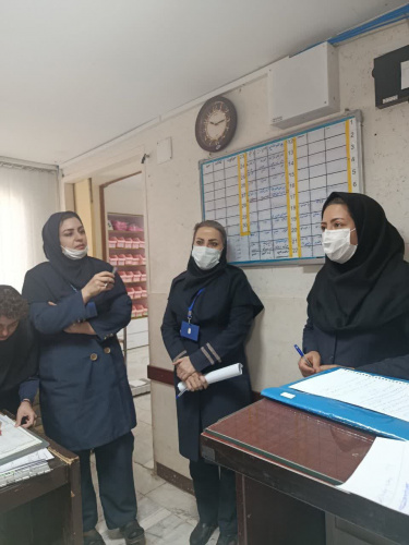 بازدید کارشناسان اداره پرستاری دانشگاه از بیمارستان امام خمینی(ره) محلات