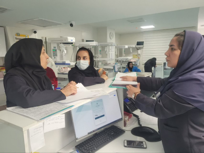 بازدید کارشناسان اداره پرستاری دانشگاه از مجتمع امیرالمؤمنین (ع)