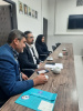 جلسه رئیس دانشکده معاونت آموزشی و مدیر امور اداری مجتمع الغدیر