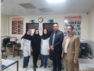 بازدید ریاست و معاون آموزشی دانشکده از بخش های مختلف مجتمع