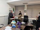 جلسه تودیع ومعارفه سرپرست معاون آموزشی دانشکده دندانپزشکی سرکار خانم دکتر فروزنده