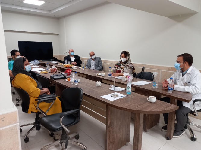 بازدید هیئت مدیره جامعه دندانپزشکان استان از محل جدید دانشکده دندانپزشکی