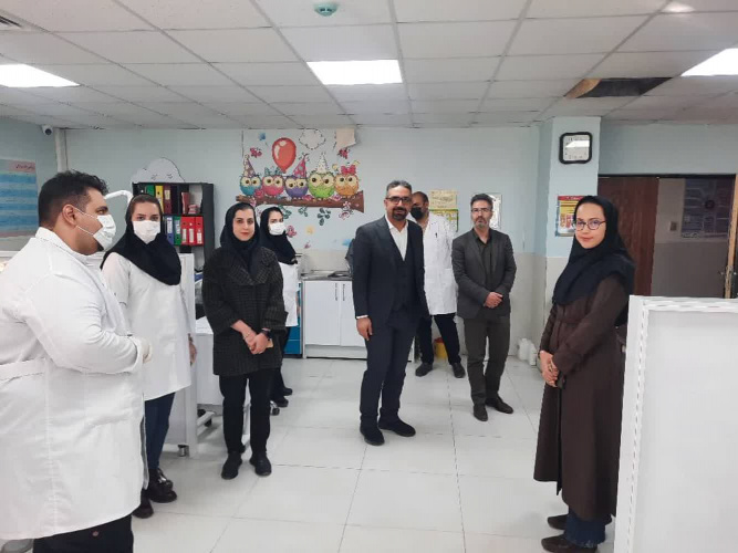 بازدید میدانی دکتر مهدی حیدری زاده از تمامی بخش های دانشکده دندانپزشکی