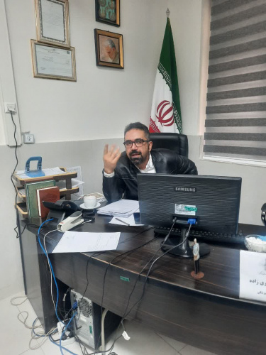 جلسه رئیس دانشکده دندانپزشکی با مدیر امور اداری و مالی مجتمع الغدیر