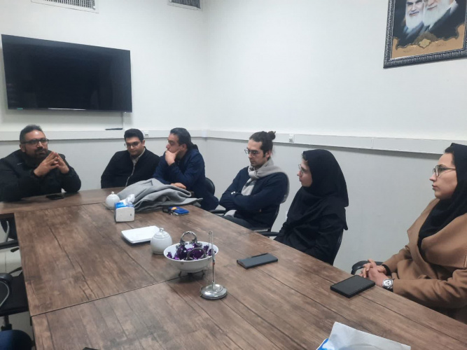 جلسه برگزاری ریاست دانشکده دندانپزشکی با معاونت آموزشی