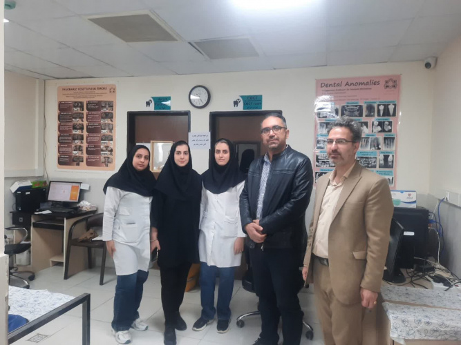 بازدید ریاست و معاون آموزشی دانشکده از بخش های مختلف مجتمع