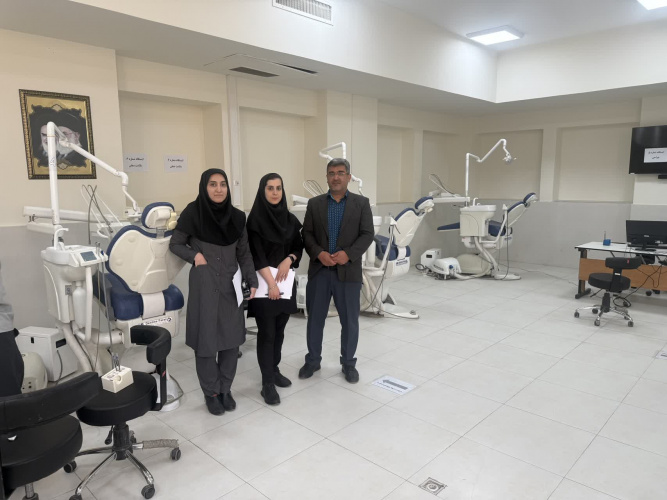 بازدید اساتید محترم از سایت برگزاری امتحان صلاحیت بالینی
