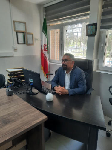 جلسه دکتر حیدری زاده با پرسنل دانشکده دندان