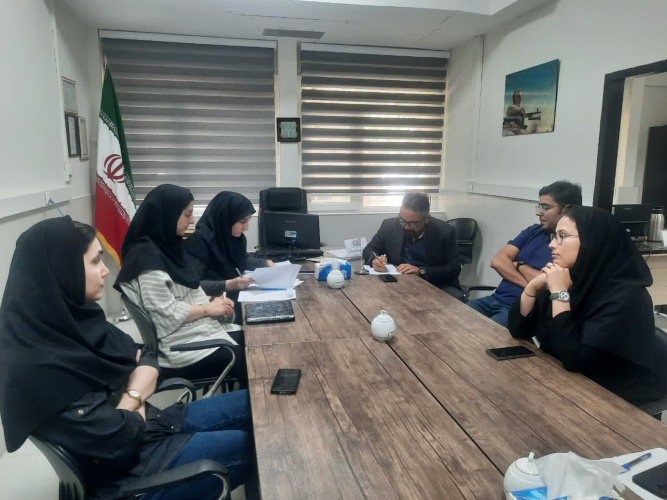 برگزاری جلسه شورای آموزشی دانشکده با حضور ریاست و اساتید محترم