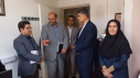 بازدید معاون آموزشی دانشگاه از دانشکده بهداشت