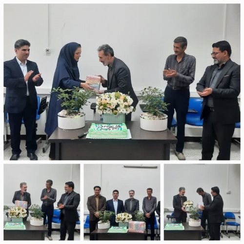 برگزاری مراسم پایان دوره مسئولیت، مسئول سابق آموزش دانشکده توانبخشی