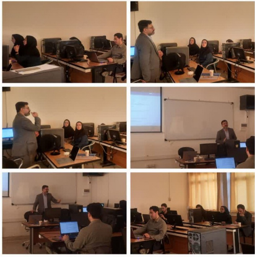 برگزاری کارگاه عملی با موضوع کاربرد هوش مصنوعی مولد در پژوهش با تدریس محسن سرحدی عضو هیات علمی دانشکده توانبخشی