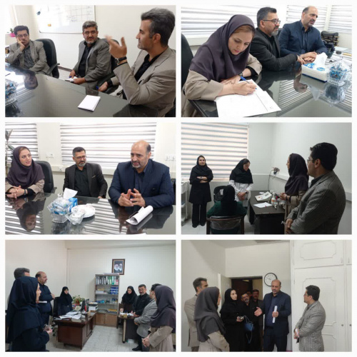 بازدید معاون آموزشی دانشگاه، مدیر آموزش و تحصیلات تکمیلی و مدیر مرکز مطالعات و توسعه آموزش پزشکی (EDC) دانشگاه از دانشکده توانبخشی و کلینیک باغچه‌بان