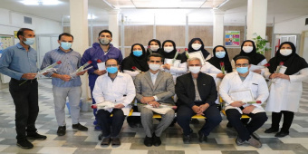 تقدیر دکتر واعظ از پرسنل علوم آزمایشگاهی شبکه بهداشت شازند