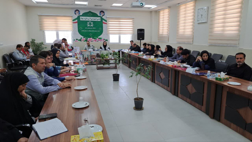 جلسه لایه اول شهرستانهای معین شازند در مدیریت بحرانها