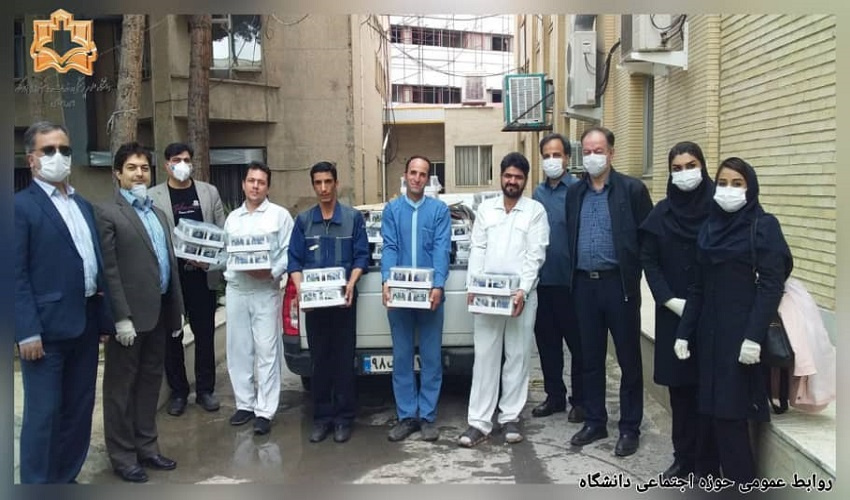 اهدای مواد غذایی به بیمارستان حضرت ولیعصر(عج) به همت شرکت نامی نو