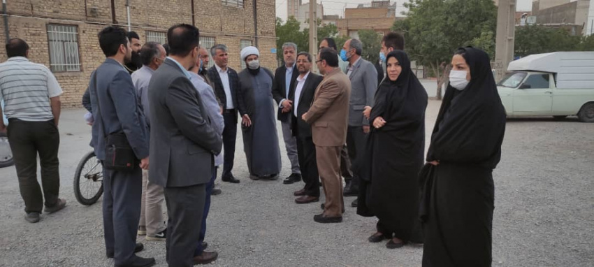 بازدید مشترک اعضای شورای شهر اراک در خصوص اختصاص زمین جهت ساخت پایگاه