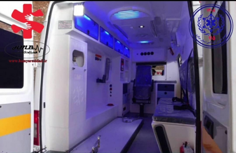 بازسازی رایگان یک دستگاه آمبولانس اورژانس ۱۱۵ استان مرکزی