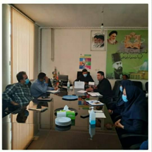 برگزاری جلسه هماهنگی در خصوص موضوع پیشنهادی پنجمین مجمع سلامت شهرستان فراهان