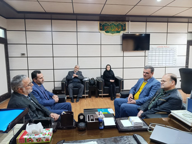 برگزاری نشست رئیس خانه مشارکت دلیجان با فرماندار شهرستان
