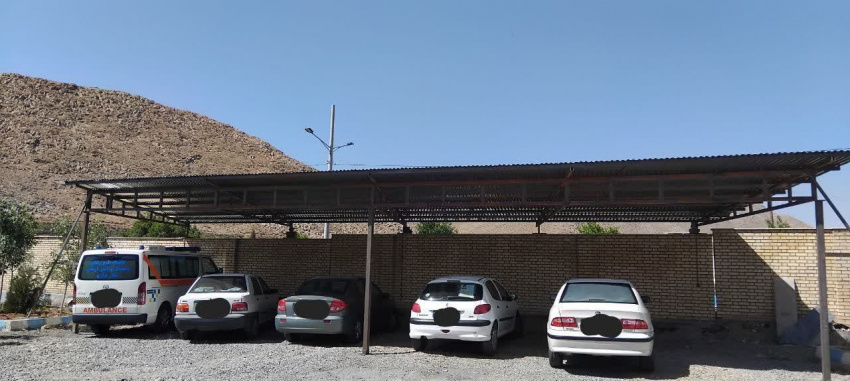 احداث پارکینگ آمبولانس مرکز خدمات جامع سلامت توره با همکاری شهرداری شهر توره
