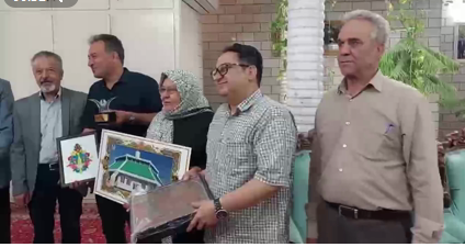 تجلیل از خانواده مرحوم حاج محمد توکلی خیر مجمع خیرین سلامت بیمارستان آیت اله خوانساری