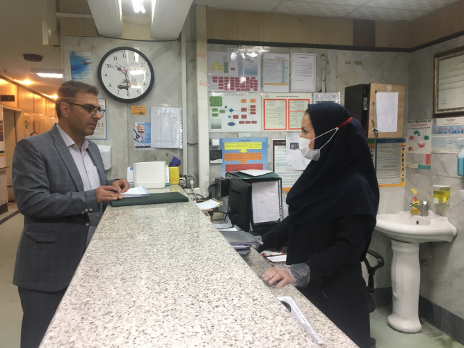 بازدید شبانه و سرزده مدیریت آمار وفناوری اطلاعات دانشگاه از مرکز آموزشی درمانی حضرت ولیعصر(عج)