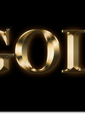 Create a Gold Text Effect in Photoshop 2025