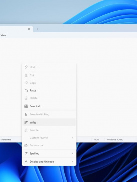 Notepad Isn’t Just for Notes Anymore, Microsoft Adds AI &quot;Write&quot; feature to Windows 11