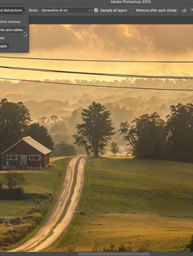 New in Photoshop 2025: Remove Wires and Cables from Photos