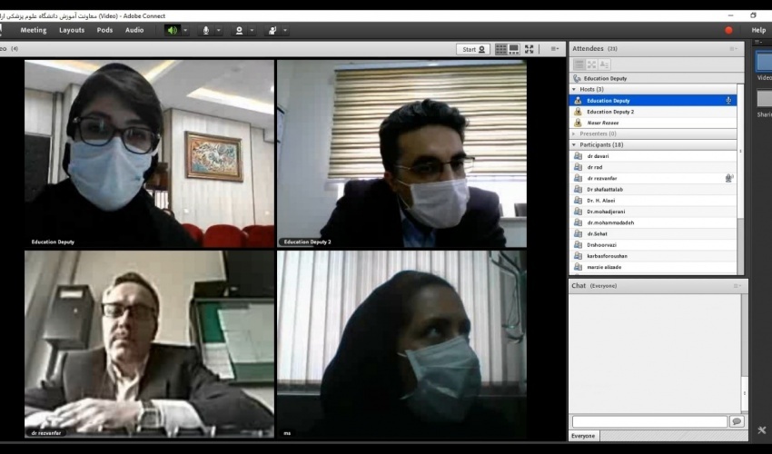 Arak University of Medical Sciences is holding a morning report session for the first time in the country