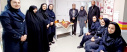 بازدید رئیس مرکز به مناسبت شب یلدا از مرکز آموزشی درمانی آیت اله طالقانی اراک