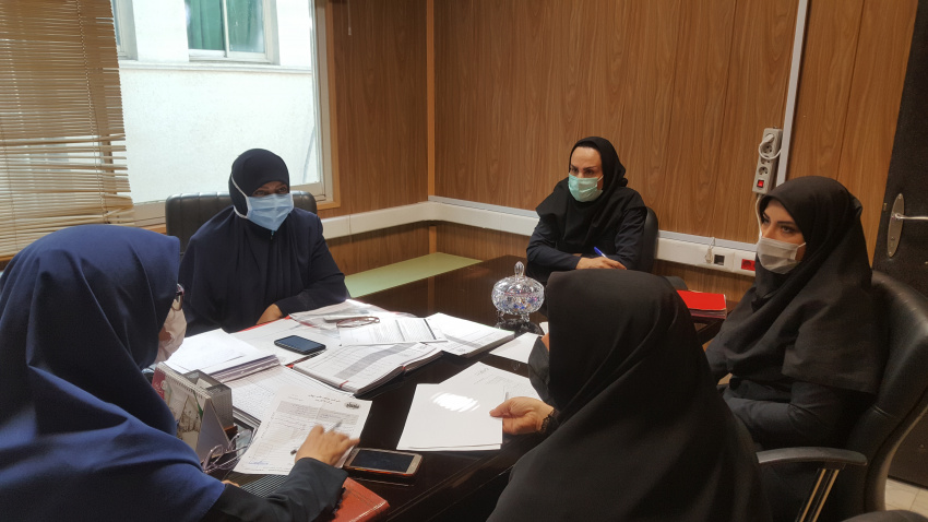 کمیته ایمنی و اتش نشانی در بیمارستان طالقانی اراک