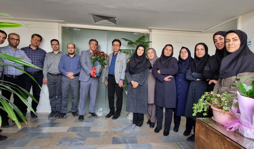 مراسم تجلیل و قدردانی از زحمات همکار محترم جناب آقای مهندس عرب