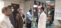 بازدید مدیرکل سازمان بازرسی استان به اتفاق هئیت همراه از بخش های درمانی