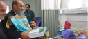 حضور خادمان جمکران در مرکز آموزشی درمانی حضرت ولیعصر (عج) به مناسبت روز نهم ربیع‌ الاول