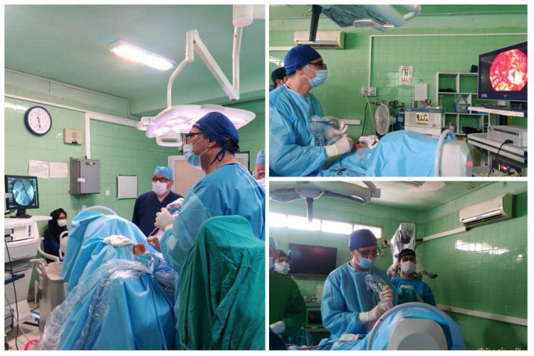 جراحی آندوسکوپیک تومور هیپوفیز از طریق بینی در بیمارستان حضرت ولیعصر (عج)