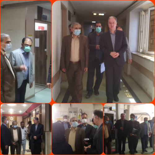 بازدید مدیرکل سازمان بازرسی استان به اتفاق هئیت همراه از بخش های درمانی