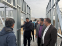 بازدید میدانی رئیس دانشگاه علوم پزشکی اراک از پروژه‌های عمرانی مجتمع دانشگاهی پیامبر اعظم(ص)