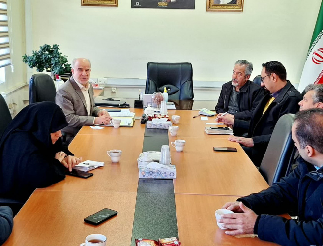 برگزاری جلسه بازسازی تاسیسات و موتورخانه فاز یک بیمارستان آیت الله خوانساری