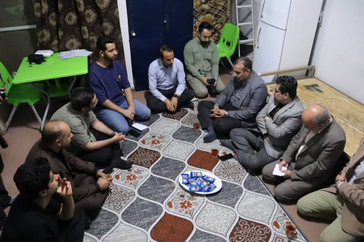 بازدید شبانه رئیس دانشگاه علوم پزشکی اراک از خوابگاه پسرانه امام رضا(ع) به مناسبت هفته خوابگاه‌ها