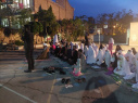 مراسم ضیافت بزرگ افطار در مدرسه دخترانه استثنایی شهید فخار