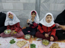 مراسم ضیافت بزرگ افطار در مدرسه دخترانه استثنایی شهید فخار