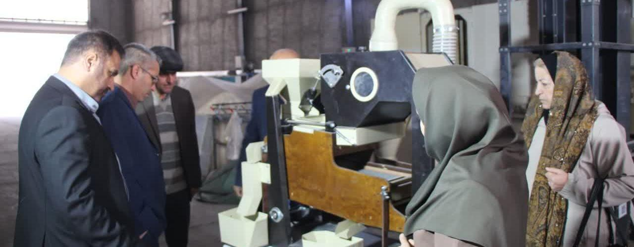 بازدید مدیرکل دفتر بهبود تغذیه وزارت بهداشت از کارخانه آرد سبوس در آشتیان