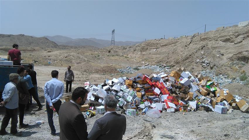 نظارت بر امحاء ۷ تن کالای قاچاق به ارزش ۸ میلیارد ریال در اراک