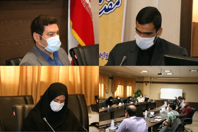 جلسه بررسی مشکلات و راهکارهای تامین محصولات ضد عفونی کننده استان با حضور نماینده محترم دادستانی