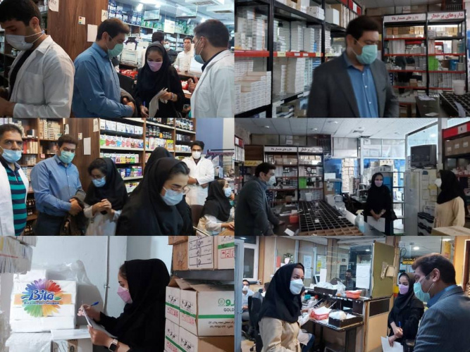 بازدید سرزده معاون غذا و دارو از داروخانه بیمارستان حضرت ولیعصر(عج) اراک