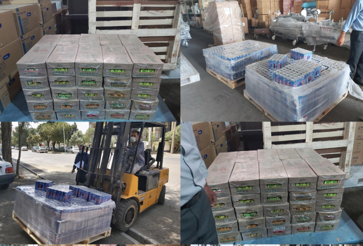 اهدای ۸ هزار آبمیوه و ۱۱ هزار کیک به مدافعان سلامت در مراکز واکسیناسیون استان مرکزی