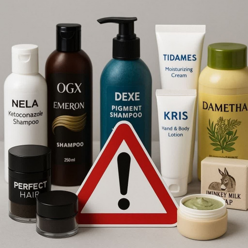 انتشار اسامی فرآورده‌های غیرمجاز مراقبت از مو و پوست
