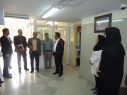 بازدید سرپرست معاونت بهداشتی و تیم همراه از آزمایشگاه سل مرکز بهداشت شهرستان اراک